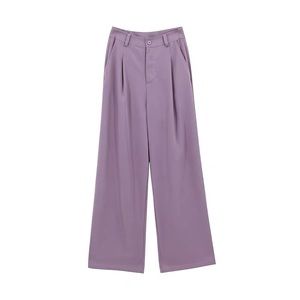 Purple Pants high rise, size 24